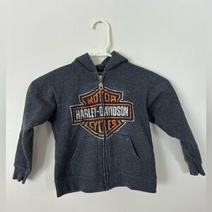 Harley-Davidson Kids Gray Hoodie London Rocky’s 2T/3T